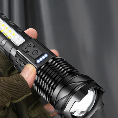 Lanterna Militar LaserPro Titanium® - A Mais Potente do Mundo [SUPER QUEIMA DE ESTOQUE + BRINDES SOMENTE HOJE]